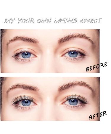 DIY Eyelash Extensions - 120 Individual False Eyelashes for Beginners | Reusable 10-16mm C/CC/D Curl | 30D Pack - Buy Online on GoSupps.com