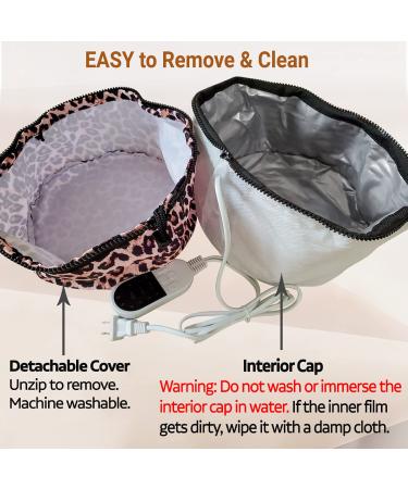 Electric Thermal Heat Cap for Deep Conditioning - Nourishing Hair Therapy Moisturizes & Repairs Dry Damaged Hair for Smooth Shiny Results - International Shipping Available - Buy Online on GoSupps.com