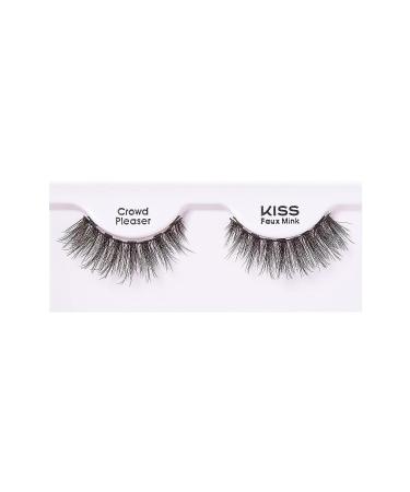 KISS Magnetic Lashes Crowd Pleaser - 1 Pair of Wind Resistant Synthetic False Eyelashes with Double Strength Magnets - Dermatologist Tested, Lasts Up to 16 Hours, Reusable up to 15 Times - Buy Online on GoSupps.com