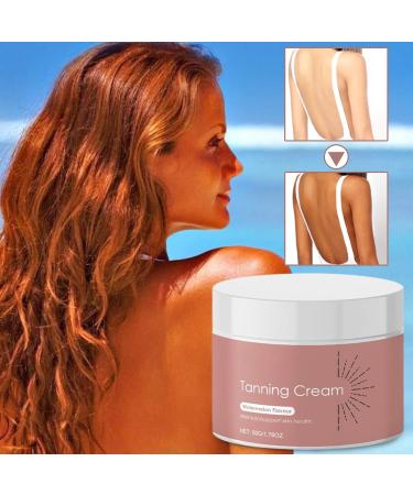 Selftanning lotion 50 g selftanning lotion moisturizing tanning cream nourishing care for daily use on face body legs for indoors and outdoors - Buy Online on GoSupps.com