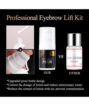 DONG RHYME Brow Lamination Kit Professional Eyebrow Lamination Kit Semi-Permanent Brow Lift Kit Long Lasting 6-8 Weeks Bushy & Full Brows Easy to Use Eyebrow Lift Kit at Home DIY A-black - Buy Online on GoSupps.com