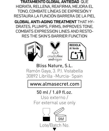 RECOVERY Cell Anti-Aging Serum: A Facial Treatment for Women with Hyaluronic Acid Serum Vegan Collagen and CoQ10 - Hydrating Firming and Anti-Wrinkle for - Buy Online on GoSupps.com