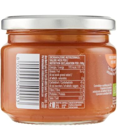Alce Nero Organic Apricot Compote with Organic Italian Apricots 270 g - Buy Online on GoSupps.com