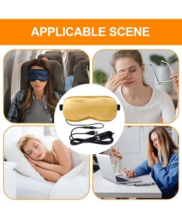 Stronrive Heated Eye Patch - Eye Warming Pad for Dry Eye | Heating Pad for Eyes Electric Eye Heat Compress with Adjustable Strap and Temperature Safe for Sleep Work Rose Gold - Buy Online on GoSupps.com