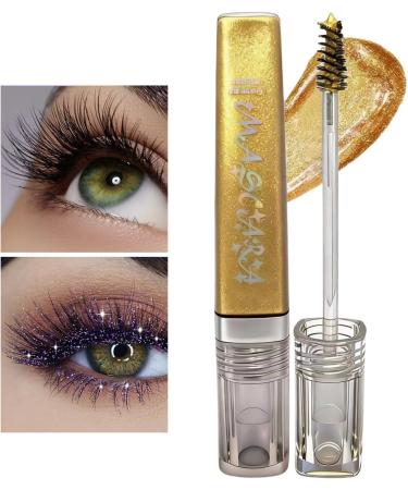 Glitter Mascara for Eyelashes - 5g Volumizing Waterproof - Smudge-Proof Mascara for Eyelashes For Women and Mothers Ideal for Evenings Dates Weddings etc. - Buy Online on GoSupps.com
