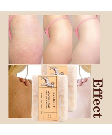 AILKE BOOST LUSTER Natural goats milk soap bar with honey shea butter brightens moisturizes exfoliates nourishes for soft healthy skin improves dull skin for face body hands 200 g pack of 5 - Buy Online on GoSupps.com