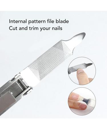 Nail Clipper Fingernail Toenail Clipper Nail Care Clipper Cutting Folding Stainless Steel Portable Ultra Thin Trimming Nail Clipper - Buy Online on GoSupps.com