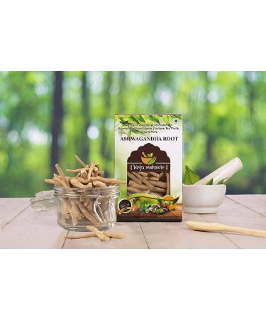 ORGANIZE BIRJU MAHAVIR Ashwagandha Root Withania Somnifera 100 g Natuurlijk BMKB300 - Buy Online on GoSupps.com