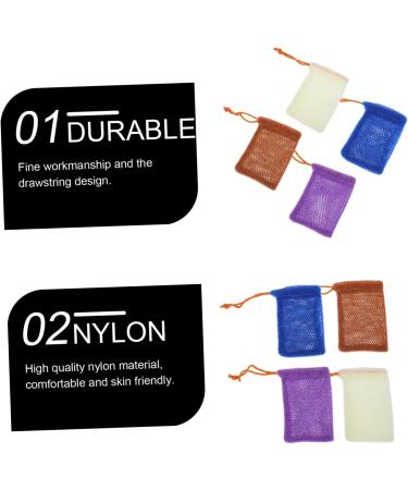 Baluue 28 Pcs Soap Bag Foaming Net Bubble Foam Net for Saop Soap Drying Pouch Skin Exfoliating Towels Nylon - Buy Online on GoSupps.com