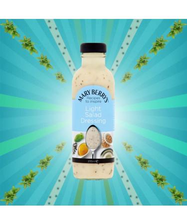 Mary Berry's Salad Dressing Pick N Mix - Choose From 4 Flavours | Classic-Dressing Caesar Salad-Dressing Mango Lime & Chilli Blue Cheese - Pack of 4 X 235ml - Buy Online on GoSupps.com
