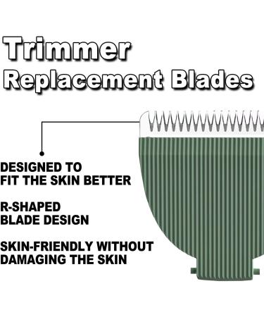 3 Packs Green Replacement Blades for Meridian Trimmer Compatible with Meridian Body Trimmer Onyx & Sage Hygienic Ceramic Replacement Blades - Buy Online on GoSupps.com