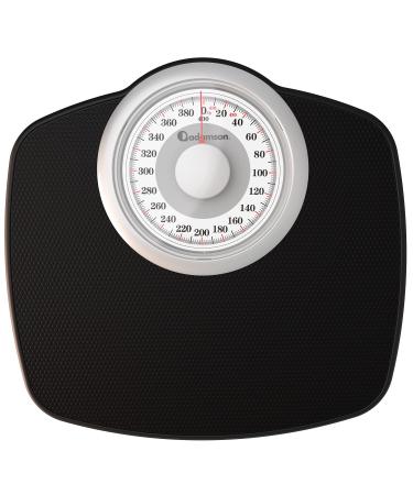 Adamson A25W Scales for Body Weight - Up to 400 LB - New 2023 - Anti-Skid Rubber Surface Extra Large Numbers - High Precision Bathroom Scale Analog - Durable with 20-Year Warranty - Buy Online on GoSupps.com