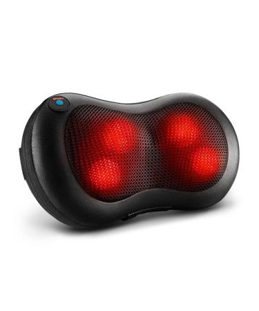 Neck and Back Massager Pillow, Shiatsu Electric Shoulder Massagers with Heat, 3D Deep Tissue Kneading for Upper Lower Back Muscle Pain Relief, Home Office Car Use, Gift for Dad Mom