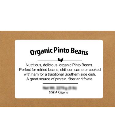 Be Still Farms Organic Pinto Beans (5lb) Dry Bulk - Ideal Dry Pinto Beans Bulk For Making Dry Refried Beans - Organic Dry Beans Bulk Are Pure Gluten Free Pinto Beans That Are Naturally No Salt Beans 5 Pound (Pack of 1) - Buy Online on GoSupps.com