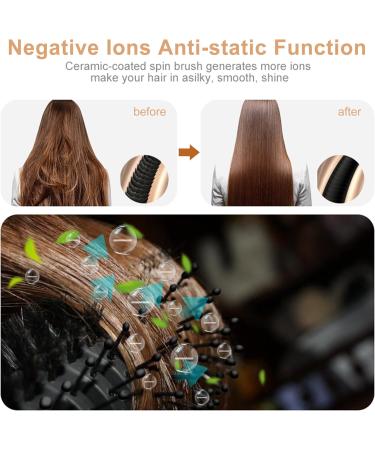 Hair Dryer Brush Hair Dryer and Volumizer Hot Air Styler Brush Professional Negative Ion Anti-Frizz Hair Dryer Styler Brush for Hair Straightening Curling and Styling.(Golden) - Buy Online on GoSupps.com