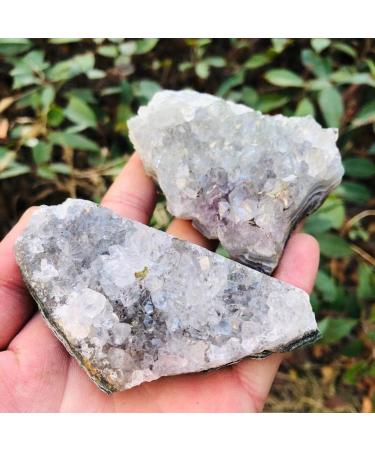 Natural Quartz Crystal Natural Clear and Purple Quartz Crystal Amethyst Cluster Specimen Stone 60G-500G Home Office Decor ningxiao (Color : 172g-190g 1pc) - Buy Online on GoSupps.com