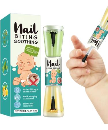  Doiyislem Nail Chewing Prevention for Anti-Chewing Nail Polish 10ml | Natural Bitter Liquid Stopper Strengthener Moisturizing for Baby and Toddler Finger Care - Buy Online on GoSupps.com