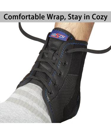 USDCH Ankle Stabilizer for Men & Women - Adjustable Support with Removable Metal Spring for Injury Recovery & Sports - Perfect for Running Volleyball & Basketball - Buy Online on GoSupps.com
