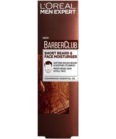 L'Oreal Men Expert Barber Club Short Beard & Face Moisturiser 50ml - Hydrating Men's Grooming Product - Buy Online on GoSupps.com