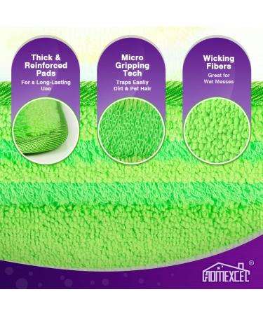 Microfiber Mop Pads for Swiffer Wet Jet - Reusable & Machine Washable - Pack of 4 - Buy Online on GoSupps.com
