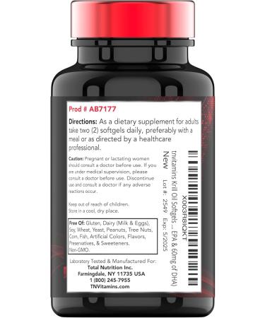 Antarctic Krill Oil 1000mg - 120 Softgels with Astaxanthin | 1000mg Red Krill Oil 200 mg Phospholipids 120 mg EPA 80 mg DHA 200 mcg Astaxanthin | Potent & Pure Omega-3 Cold Water Antarctic Krill - Buy Online on GoSupps.com