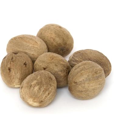 Spicy Welt Whole Nutmeg (250g) Premium Quality Nutmeg for Cooking Sauces Pastry & Spice Blends | Intense & Warm Flavour | 100% Natural No Additives - Buy Online on GoSupps.com