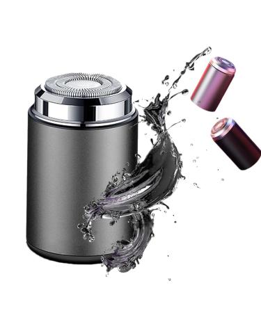 Sopami Mini Electric Shaver Sopami Portable Mini Electric Shaver Pocket Size Washable Electric Razor USB Rechargeable Waterproof Shaver Electric Beard Trimmer for Car Travel (Silver)