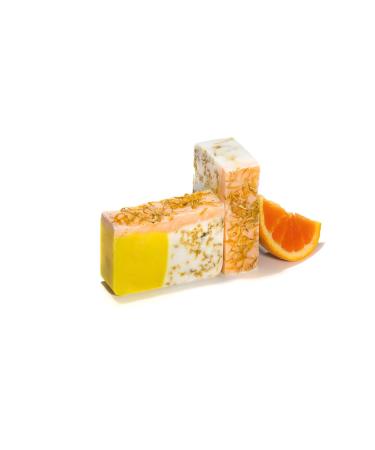 Citrus Soap Collection - Natural Handmade Guest Bars | 4x 2oz | Orange Essential Oil & Calendula | Falls River Soap Company - Buy Online on GoSupps.com