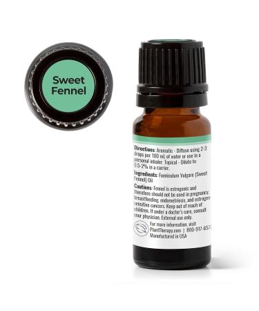 Buy Plant Therapy Sweet Fennel Essential Oil 10 mL - 100% Pure Undiluted Therapeutic Grade | International Shipping Available - Buy Online on GoSupps.com