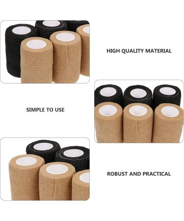 18 Pcs Elastic Emergency Athletic Tape - Self Adhesive Cohesive Wrap for Ankle Protection | Durable Polyester - Buy Online on GoSupps.com