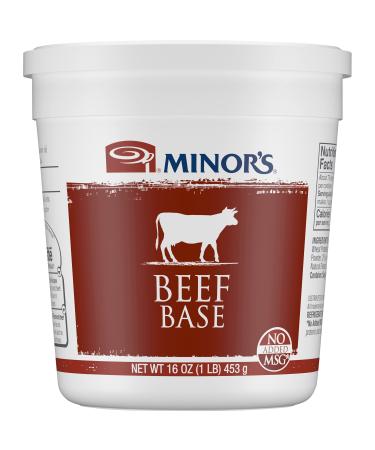 Minor's Beef Base and Stock, Great for Soups and Sauces, 0 Grams Trans Fat, No Added MSG, 16 oz