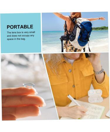 Partykindom 20-Piece Contact Lens Kit - Organizer Case & Tank Glasses Box for Easy Storage - Buy Online on GoSupps.com