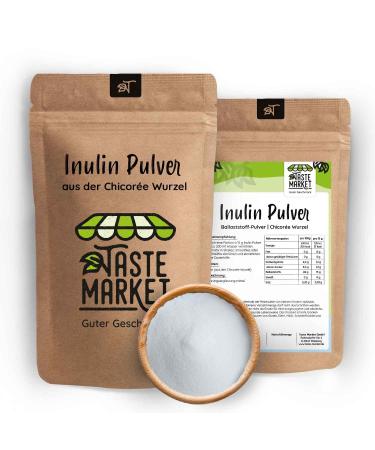 justaste 10 x 1 kg inulin powder from Chicor e root high fiber content vegan 10 kg