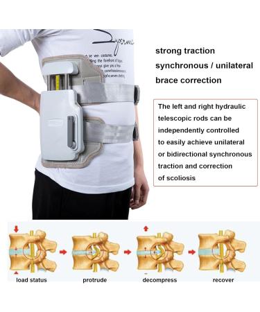 Zilook Lumbar Decompressor - Portable Manual Lumbar Traction Device for Herniated Discs | 450N Tensile Force Synchronous Design Physiological Arch Support - Buy Online on GoSupps.com