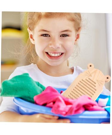 Buy FOMIYES Mini Wooden Washboard - 1pc Laundry Clothes Washing Board (17x10cm) for Home Use | International Shipping Available - Buy Online on GoSupps.com