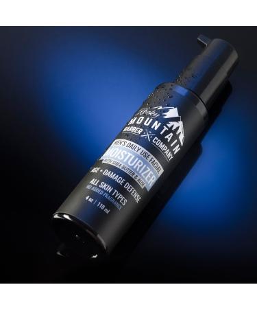 Rocky Mountain Barber Company Men's Face Moisturizer with Shea Butter, Jojoba Oil, Argan Oil & Glycerin - Fragrance-Free, All Skin Types - Buy Online on GoSupps.com