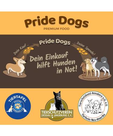Prideedogs Puppy Bushes - Premium 100% Lamb Chews for Puppies | Odor-Neutral Bag - German Quality Dog Treats - Buy Online on GoSupps.com