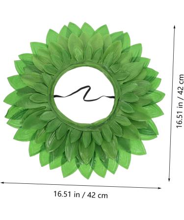 Hohopeti Hats Decor Sunflower Hood Funny Sunflower Headpiece Funny Costume Party Sunflower Ornament Green 42X16X1CM - Buy Online on GoSupps.com