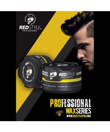 Redstyle Professional Hair Wax Styling - 2 x 150ml Red Hard Skull | Strong Hold & Shine for All Hair Types - Buy Online on GoSupps.com