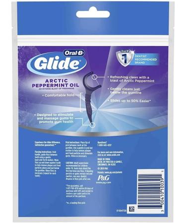 Shop Oral-B Glide 3D White Floss Picks - Radiant Mint | International Shipping Available - Buy Online on GoSupps.com