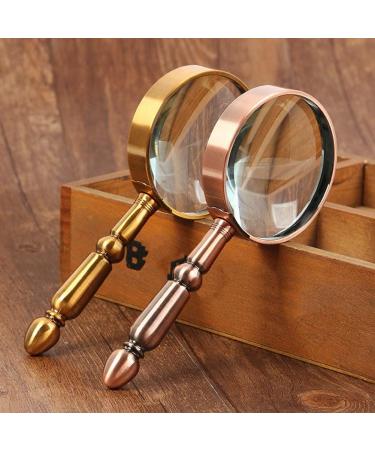Magnifying Glasses for Hobbies Reading Magnifier Magnifying Glass 20 Times Full Metal Handheld Old Man Reading - See Newspaper HD Optical Glass - Detachable Design Vision - Buy Online on GoSupps.com