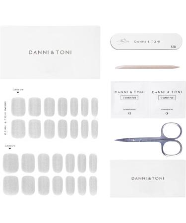 DANNI & TONI 28 Flickering Gel Nail Polish Strips - Salon-Quality Manicure Stickers - Buy Online on GoSupps.com