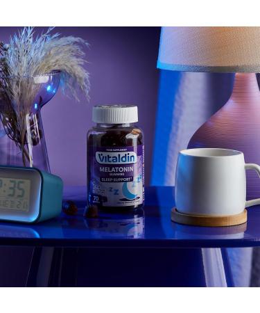 VITALDIN Melatonin Gummies - 1mg per dose - 70 gums (for 2 months) Blackberry Flavor - Helps Improve Sleep Quality - Gluten Free - for Kids and Adults - Buy Online on GoSupps.com