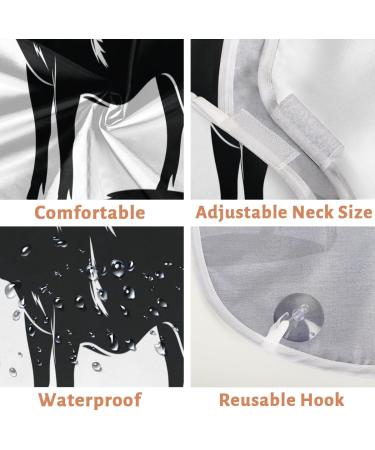 Black Pig Beard Bib Apron - Ultimate Beard Hair Catcher for Men | Perfect Father's Day Anniversary & Christmas Gift for Dad or Husband - Buy Online on GoSupps.com