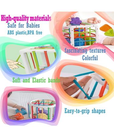 Montessori Toys Set - 12 Pieces Motor Skills Toys for 1 Year Olds | Fine Motor Learning Gifts for Boys & Girls | Ideal Christmas Present for Kids Age 1-3 - Buy Online on GoSupps.com