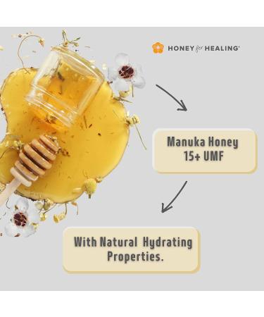 Medical Grade Manuka Honey Healing Cream 15+ UMF | Rapidly Heals Minor Injuries, Burns, Cuts & Scars | 1.75oz - Buy Online on GoSupps.com