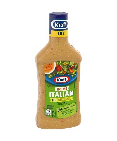 Kraft House Italian Lite Salad Dressing 16 Fl Oz Bottles - Pack of 6 - Buy Online on GoSupps.com