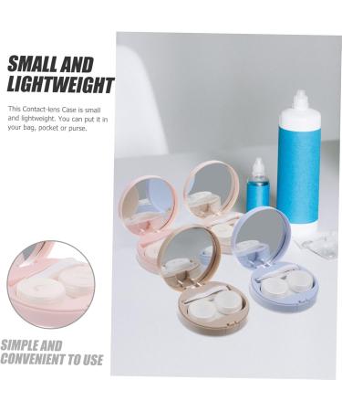 Lurrose 4-Piece Makeup Tweezers Set - Stylish Contact Lens Holder & Travel Case - Ideal for Traveling with Contact Lenses - Buy Online on GoSupps.com