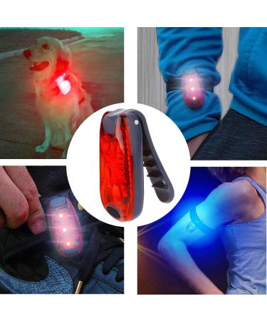 6-Pack LED Safety Strobe Lights for Daytime Running and Cycling - High Visibility Flashing Warning Lights for Kids, Pets, and Runners - Buy Online on GoSupps.com