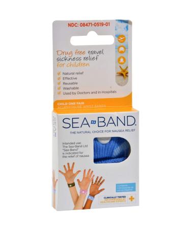 Sea Band Child Wrist Band Color Varies (Pack of 2)